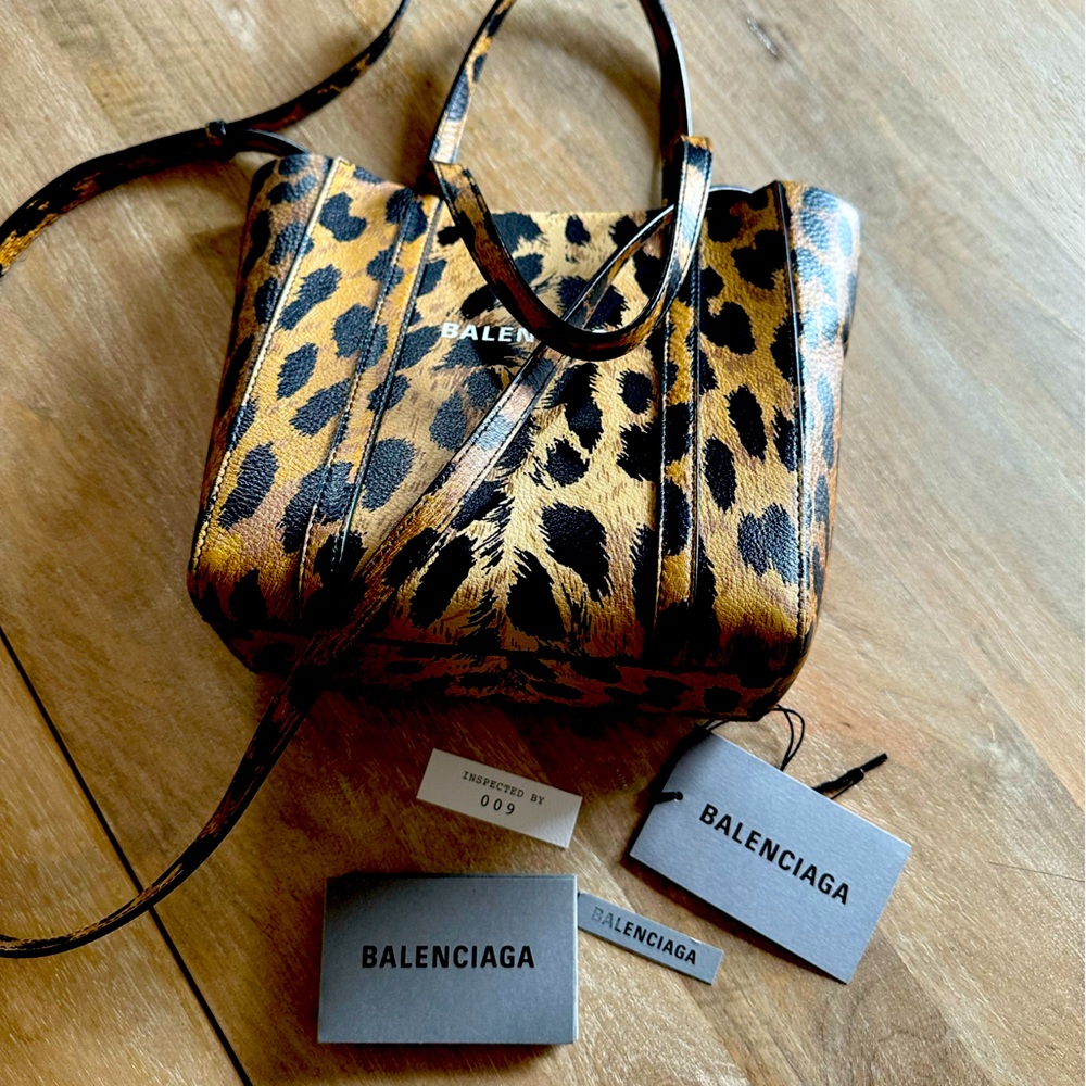 Balenciaga Leopard Print Everyday Tote WITH DUSTBAG GREAT CONDITION
